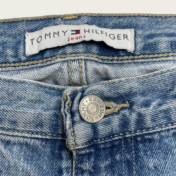 Vintage Tommy Hilfiger Jeans - Cropped Wode Leg - Lt. Wash - Size 12 - Picture 9 of 9